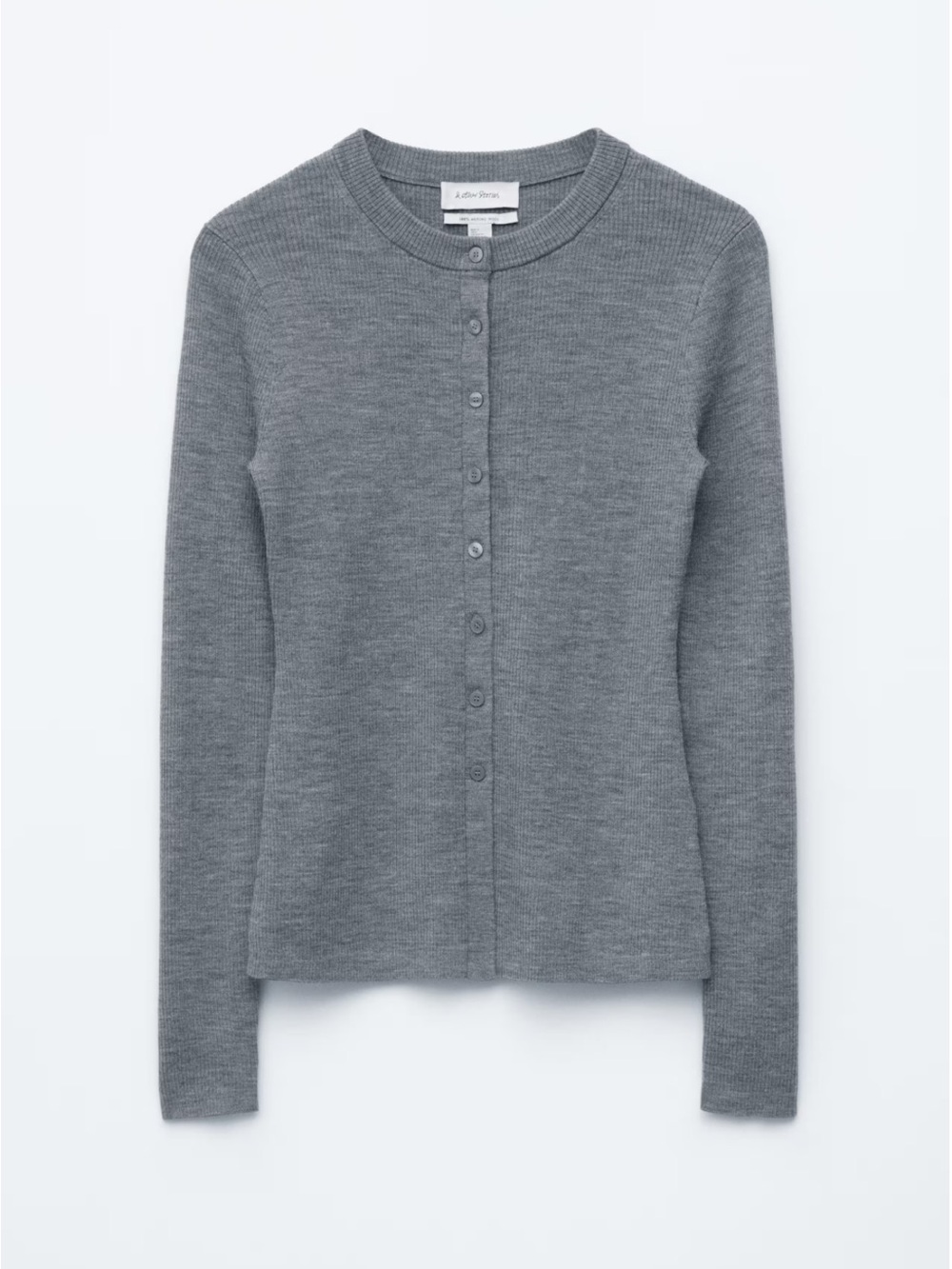 Rib-Knit Merino Wool Cardigan - BNWT small